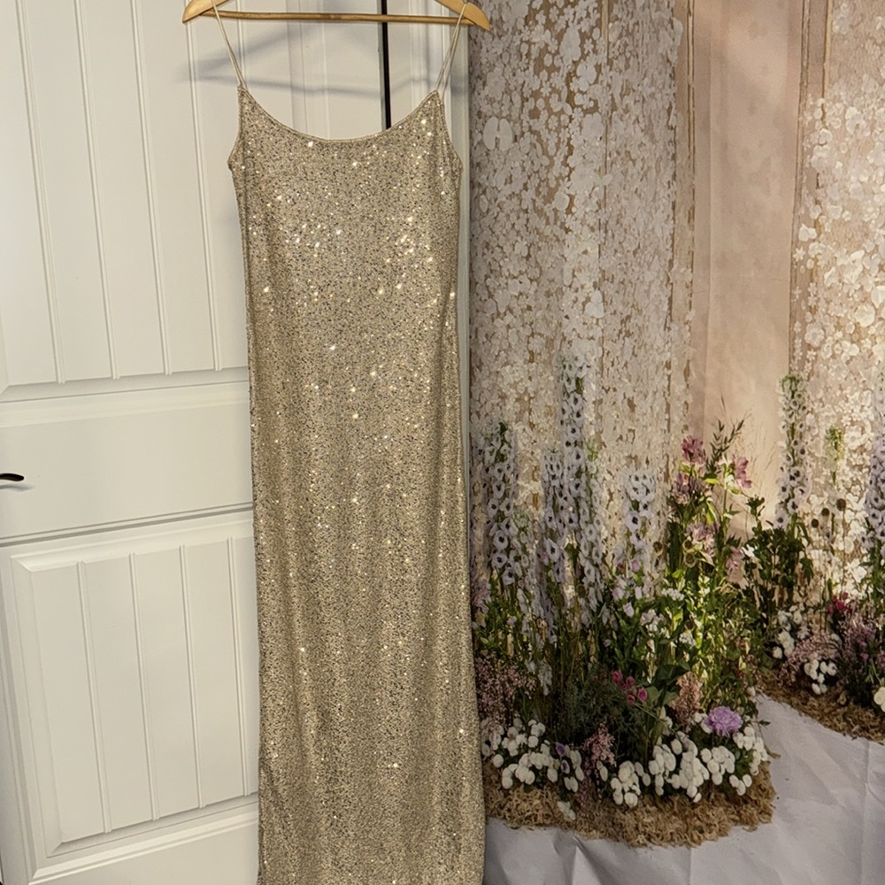 Lovers and Friends Rossa Maxi Dress in Champagne - Picture 5 of 8